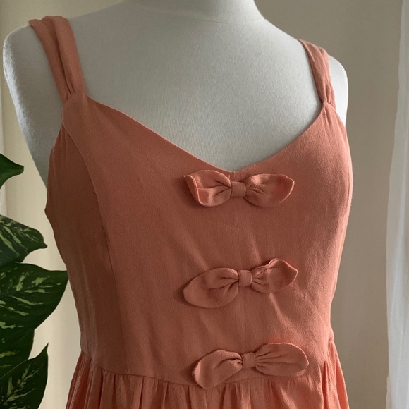 F21 Salmon Sundress - Picture 3 of 6